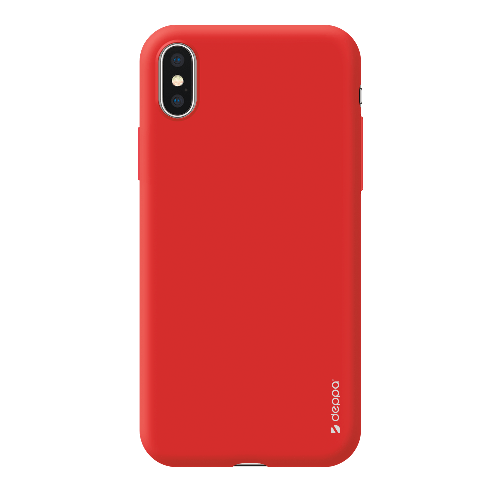 Чехол Deppa Gel Color Case для Apple iPhone X/XS (Красный)